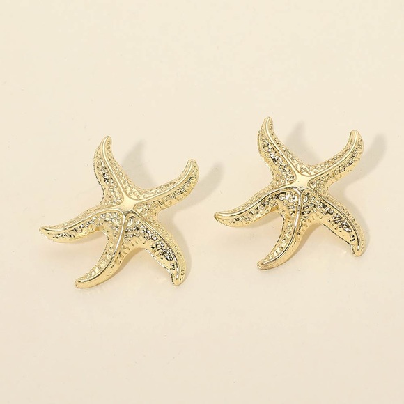 Jewelry - Textured Starfish Earrings